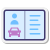 Driving licence icon